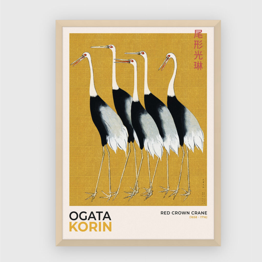 Red crown crane